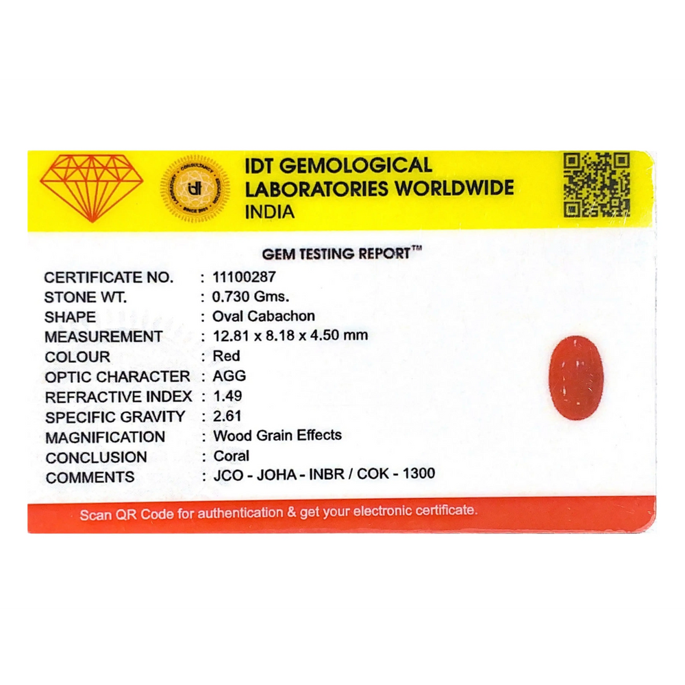 Japanese Red Coral - 3.65 Carat