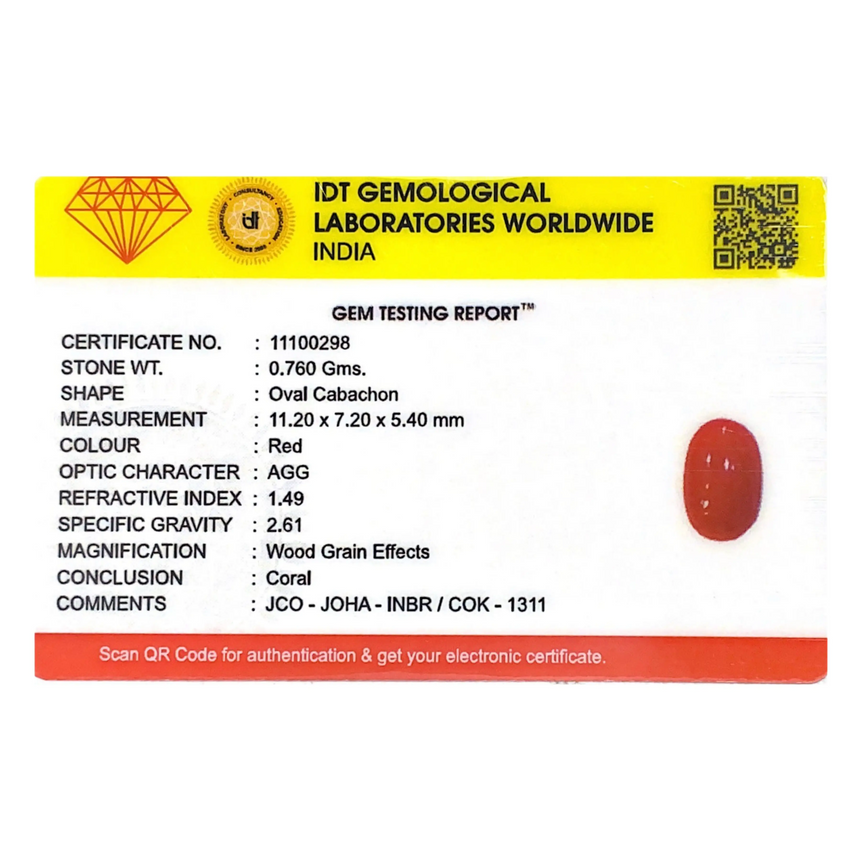 Japanese Red Coral - 3.8 Carat