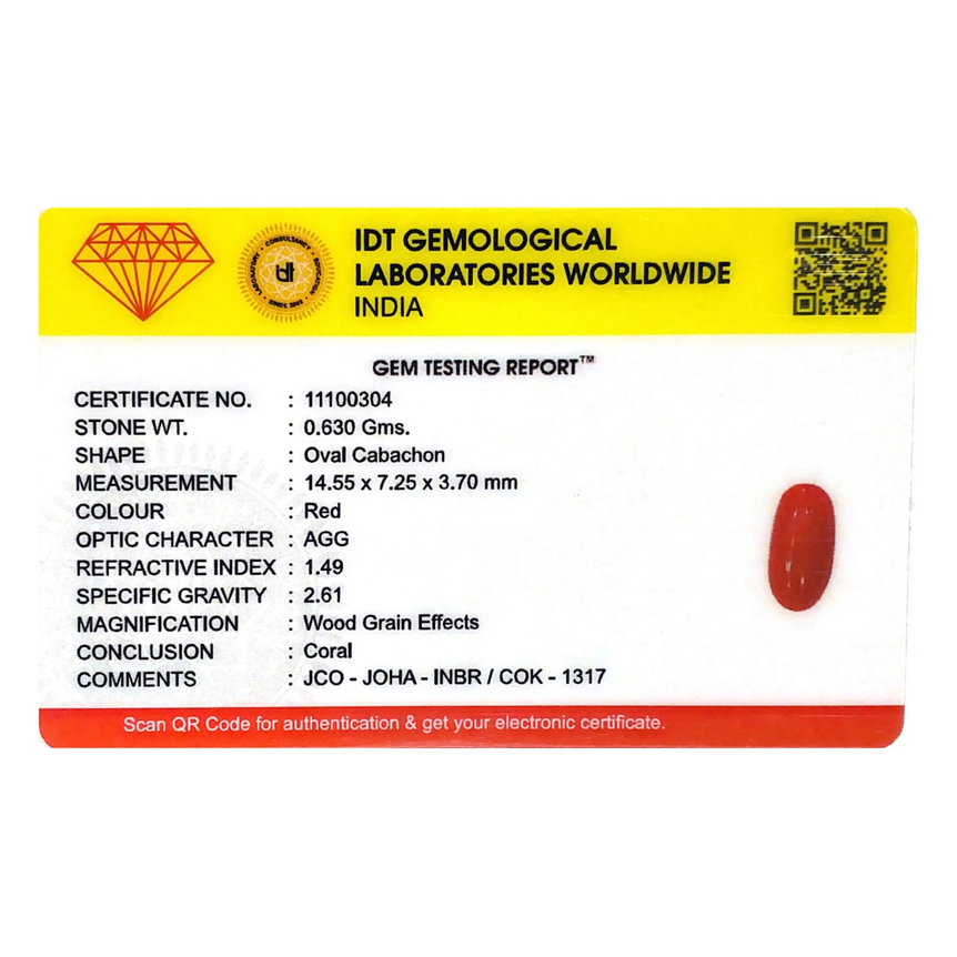 Japanese Red Coral - 3.15 Carat
