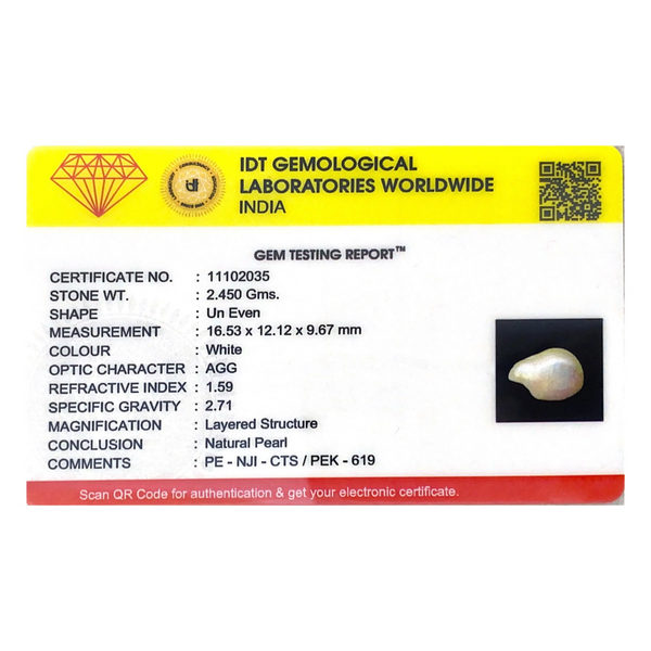 Keshi Pearl - 12.25 Carat