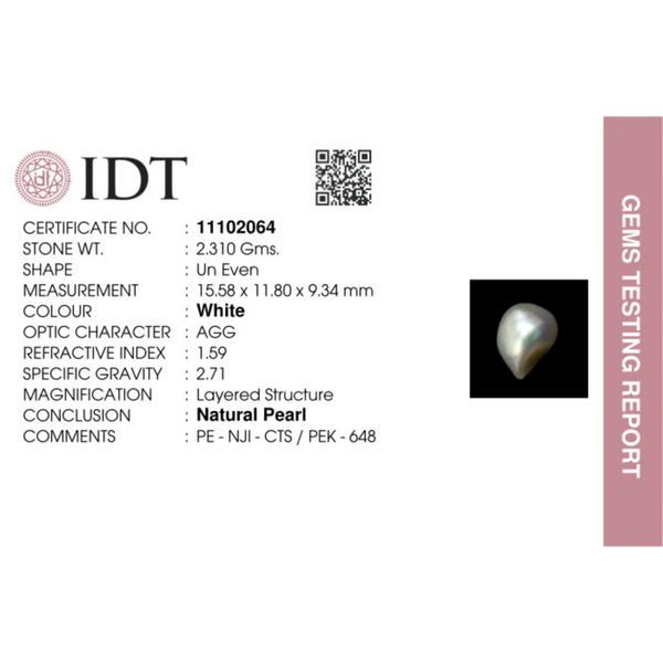 Keshi Pearl - 11.55 Carat
