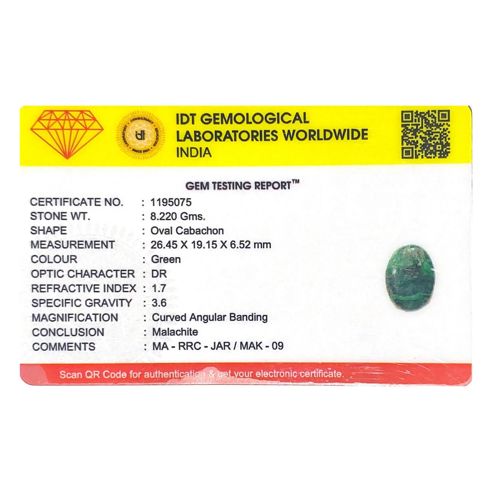 Malachite (Kidney Stone) - 41.1 Carat