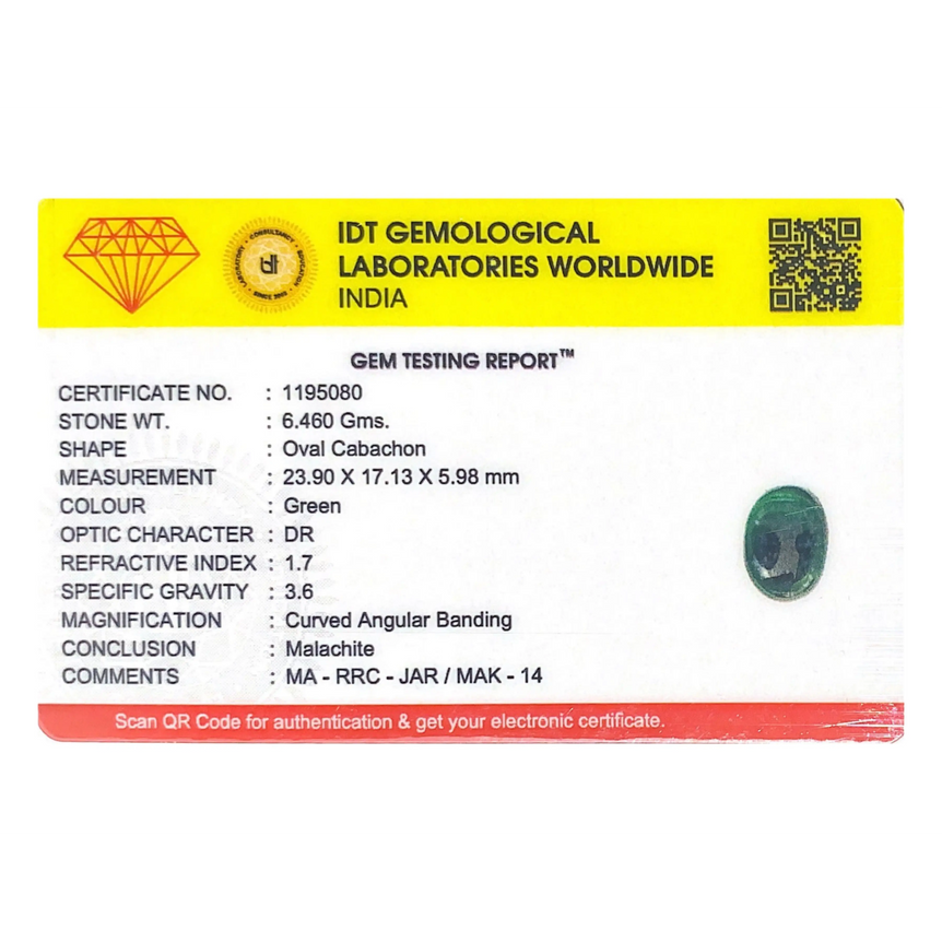 Malachite (Kidney Stone) - 32.3 Carat