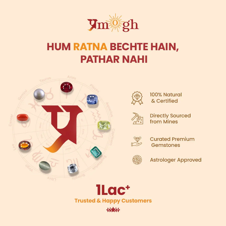 Natural certified astrological gemstones collection at Pramogh