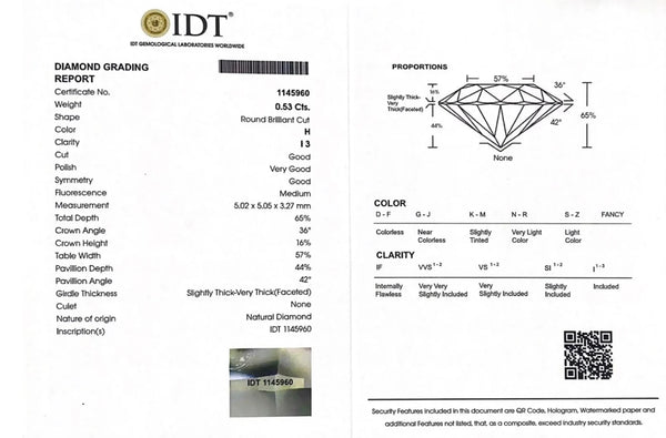Diamond - 0.53 Carat