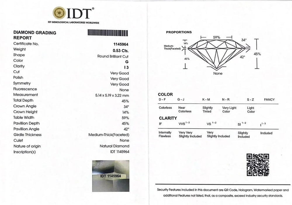 Diamond - 0.53 Carat