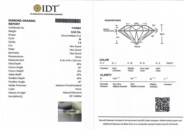 Diamond - 0.53 Carat