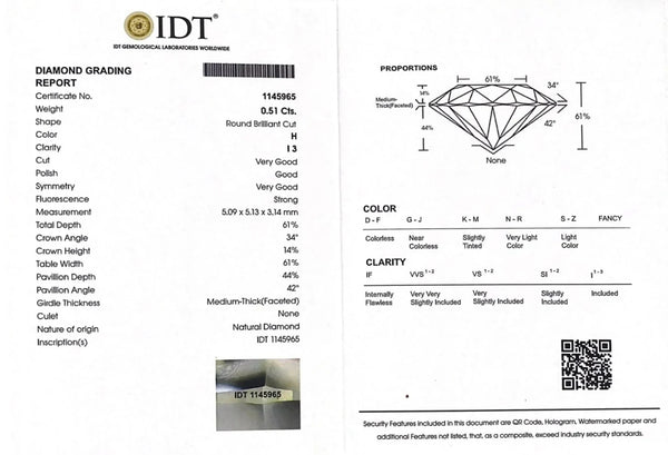 Diamond - 0.51 Carat