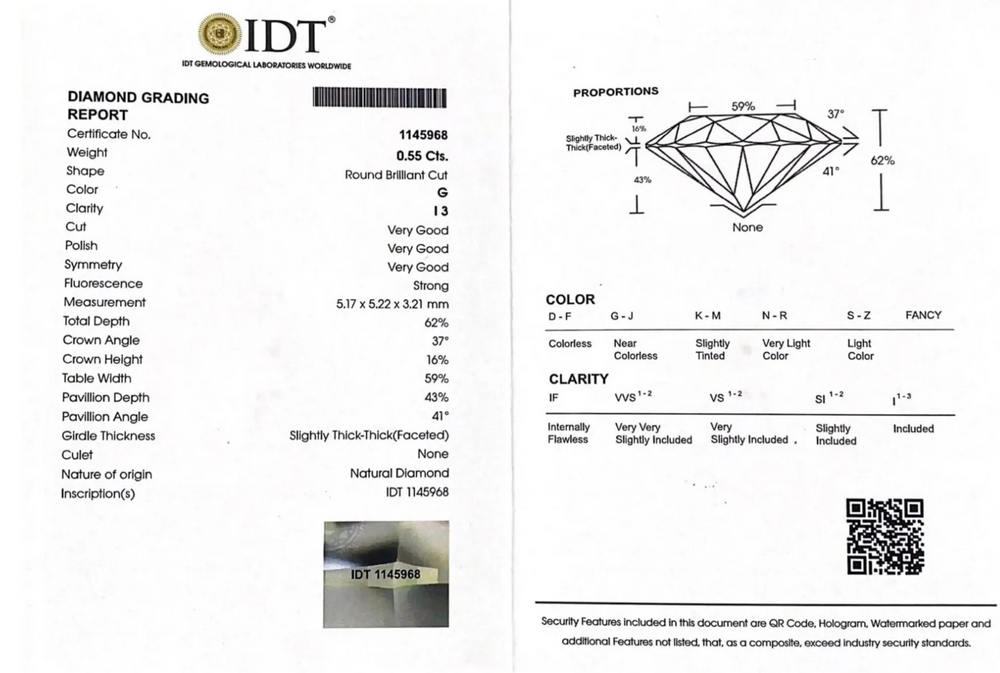 Diamond - 0.55 Carat