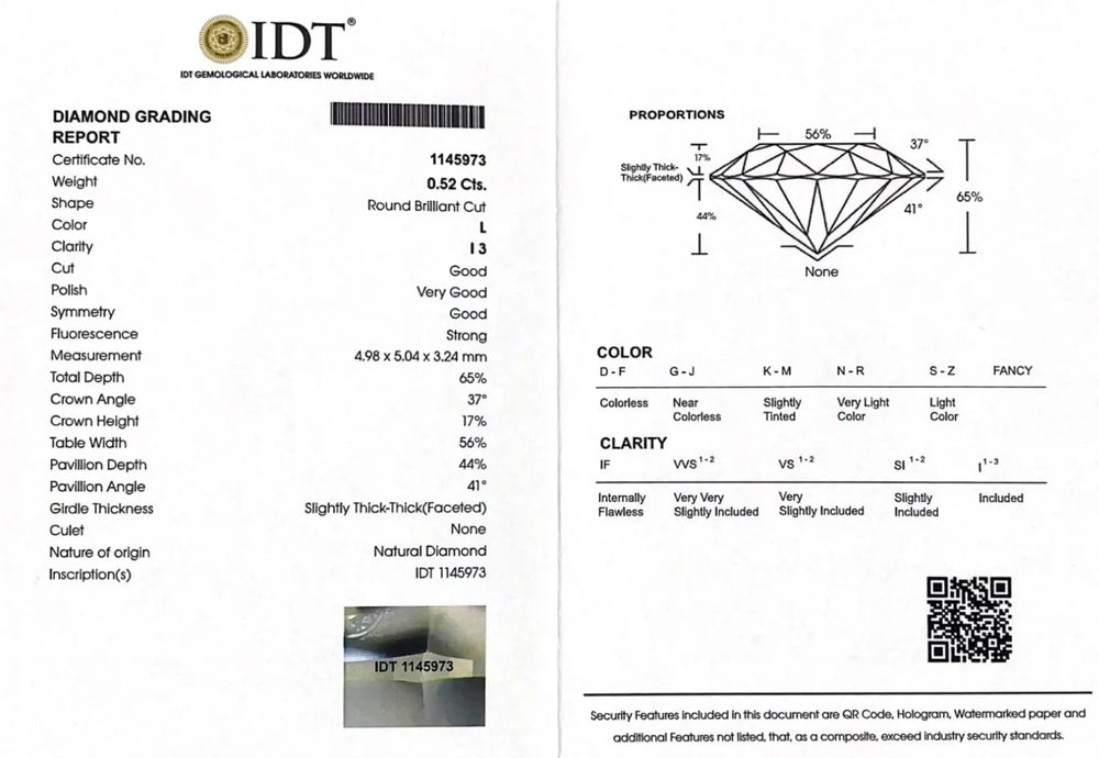 Diamond - 0.52 Carat