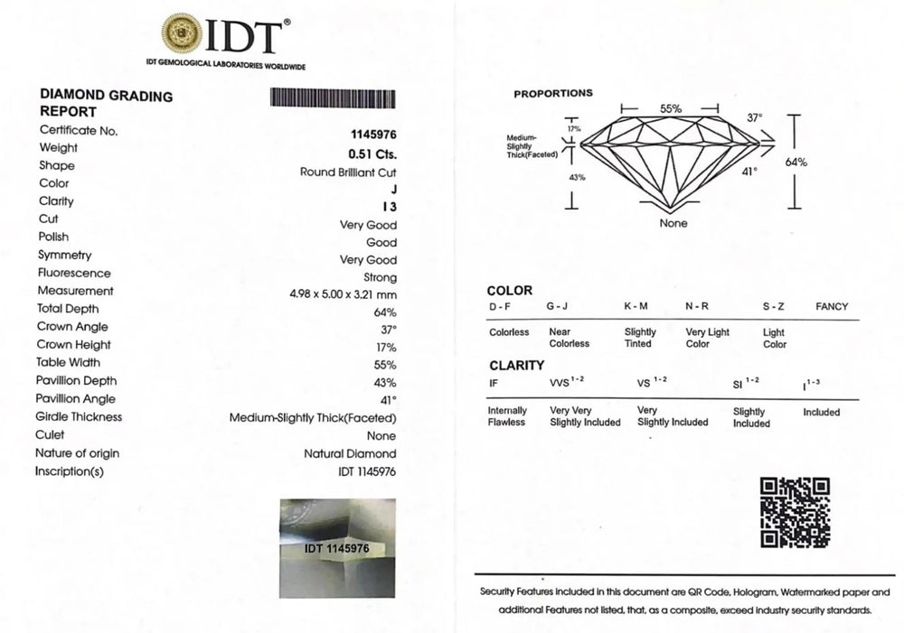 Diamond - 0.51 Carat
