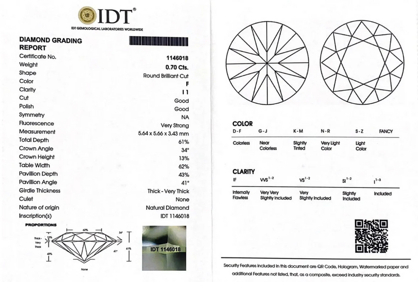 Diamond - 0.7 Carat