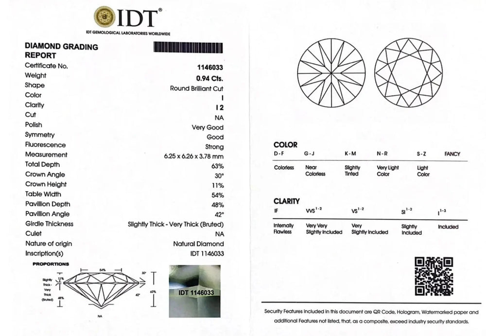 Diamond - 0.94 Carat