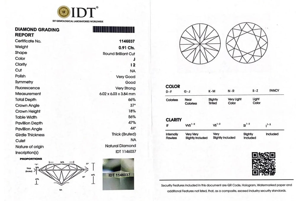 Diamond - 0.91 Carat