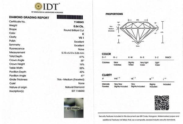 Diamond - 0.54 Carat