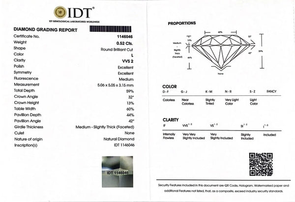 Diamond - 0.52 Carat