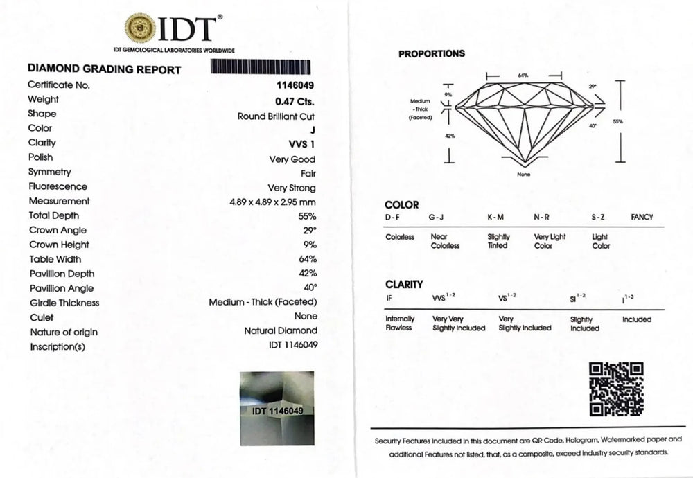 Diamond - 0.47 Carat