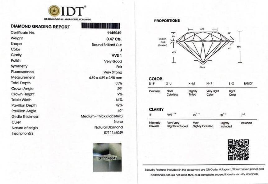 Diamond - 0.47 Carat