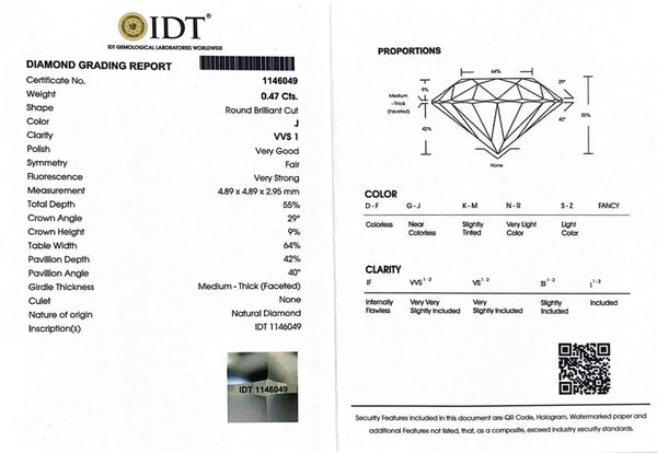 Diamond - 0.47 Carat