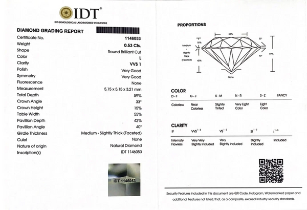 Diamond - 0.53 Carat