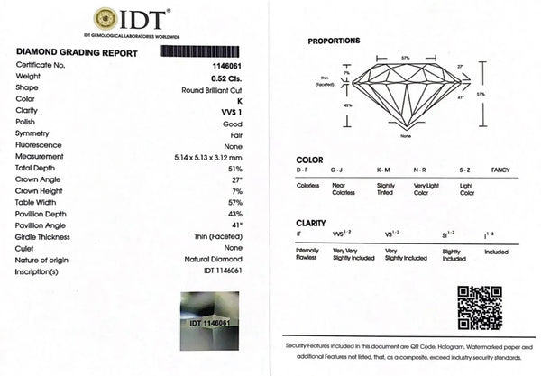 Diamond - 0.52 Carat