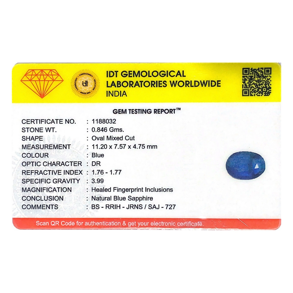 Blue Sapphire - 4.23 Carat