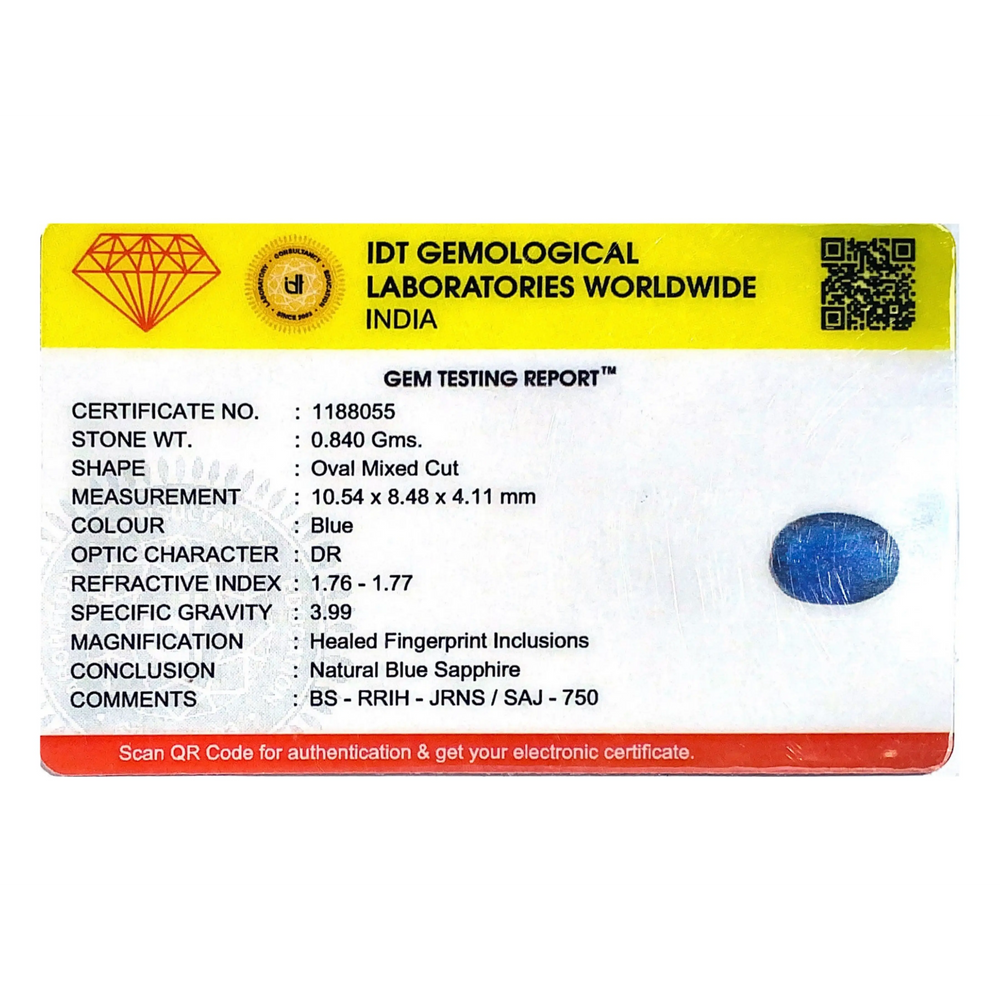 Blue Sapphire - 4.2 Carat