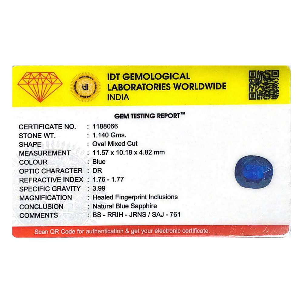 Blue Sapphire - 5.7 Carat