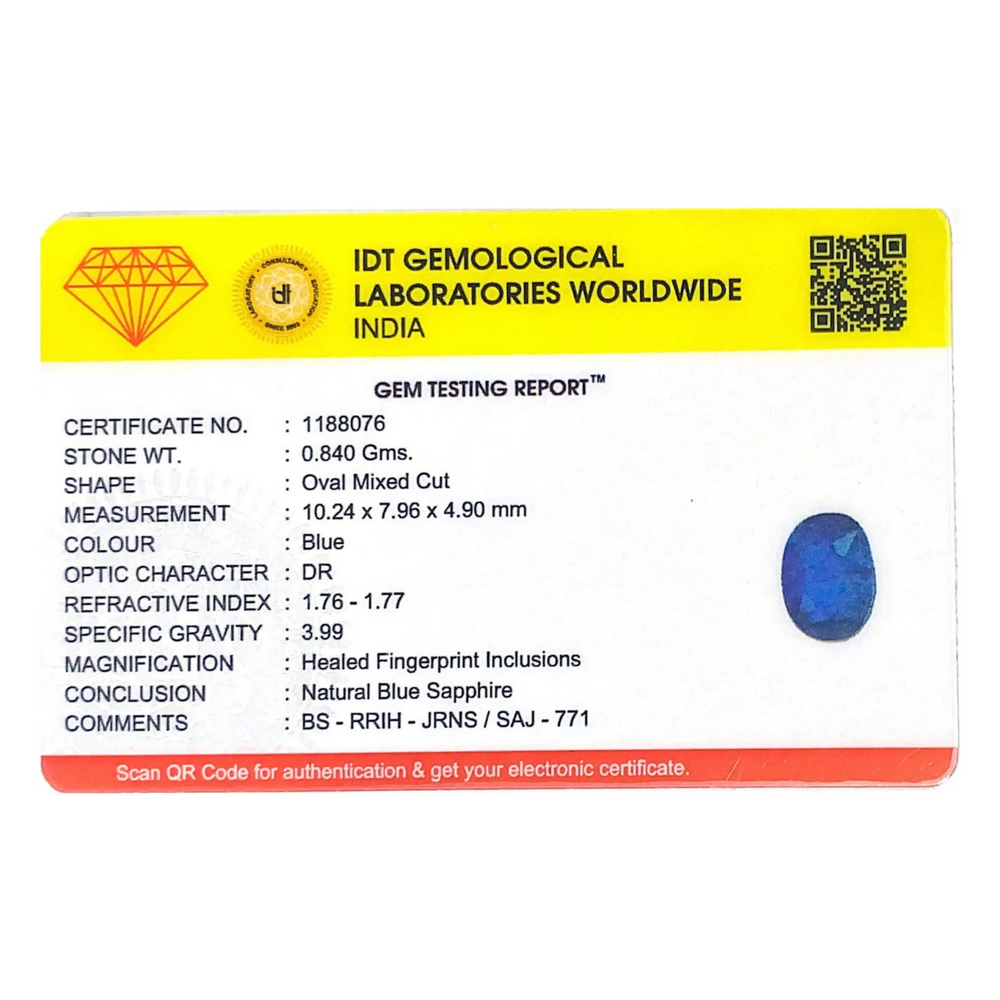 Blue Sapphire - 4.2 Carat