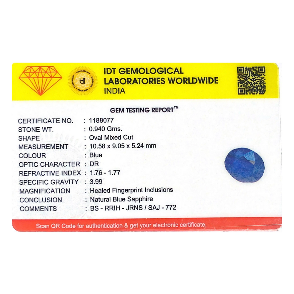 Blue Sapphire - 4.7 Carat