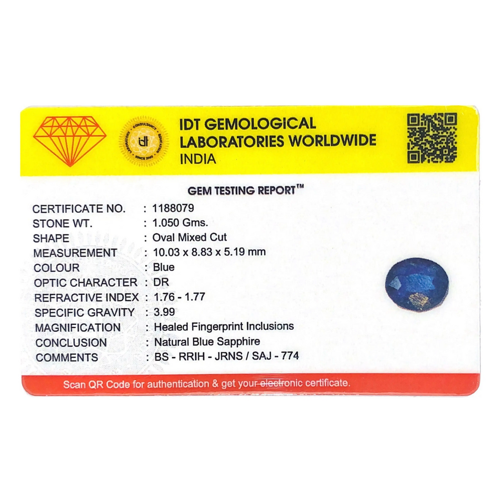 Blue Sapphire - 5.25 Carat