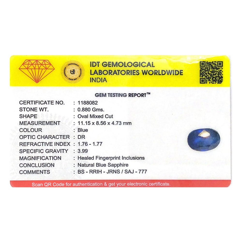 Blue Sapphire - 4.4 Carat