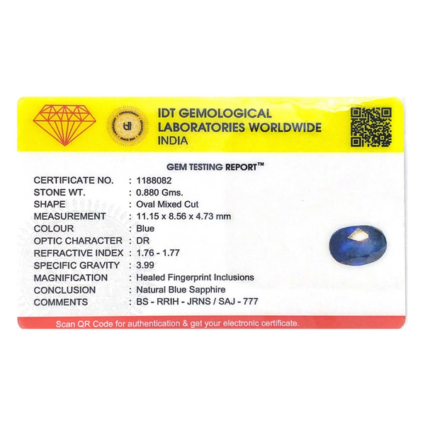 Blue Sapphire - 4.4 Carat