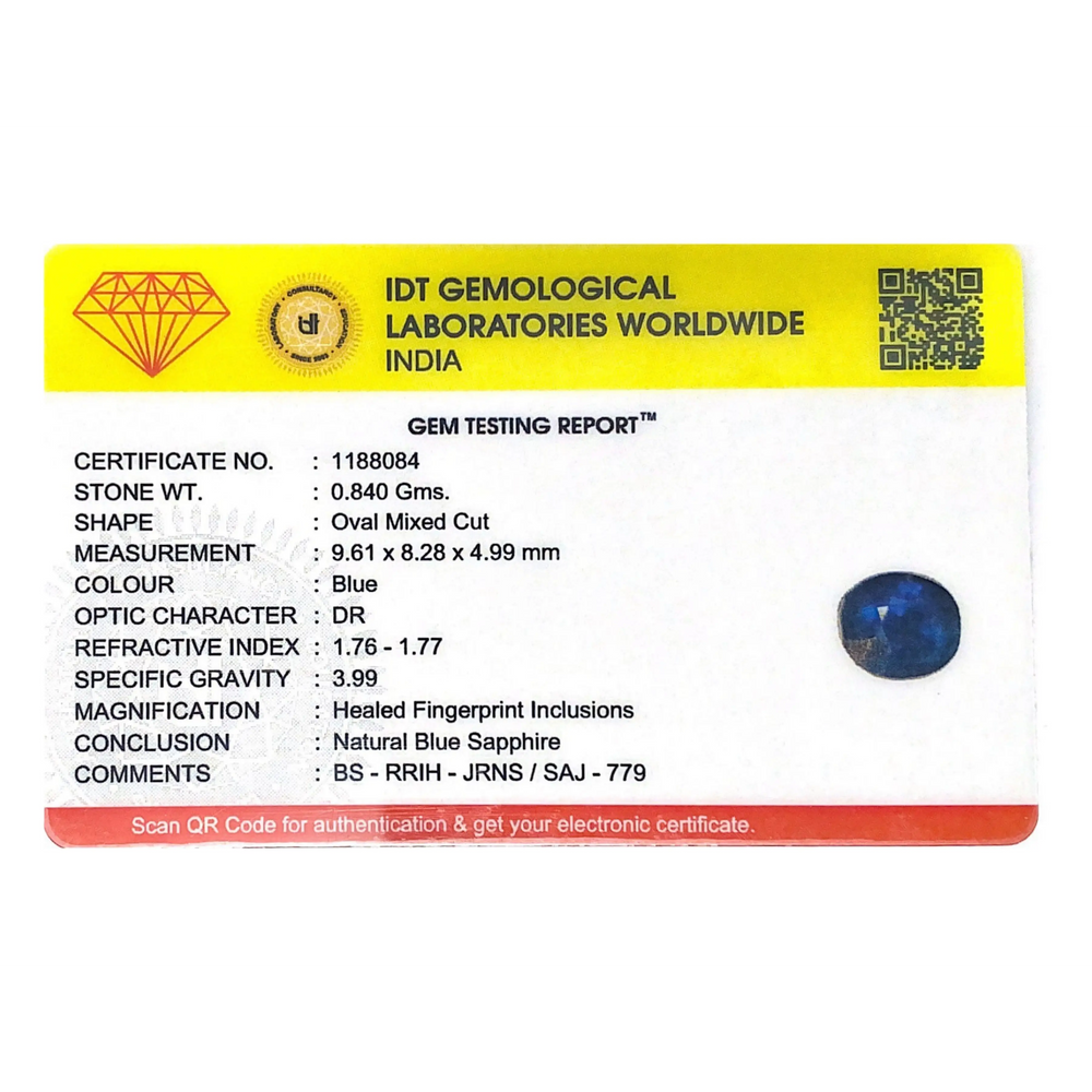 Blue Sapphire - 4.2 Carat