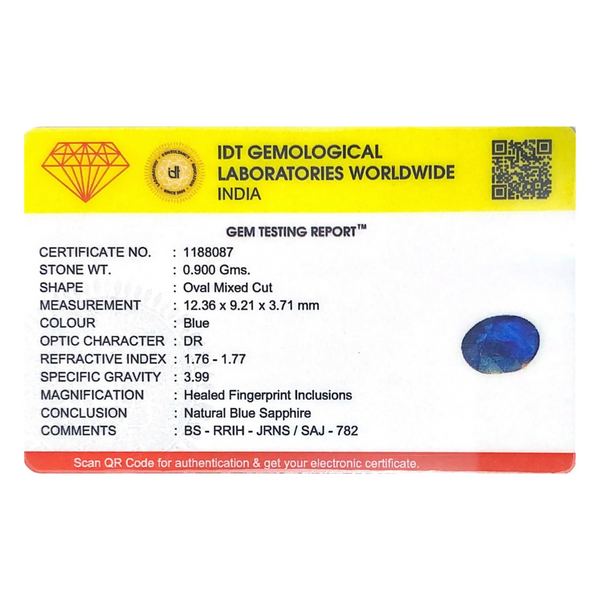 Blue Sapphire - 4.5 Carat