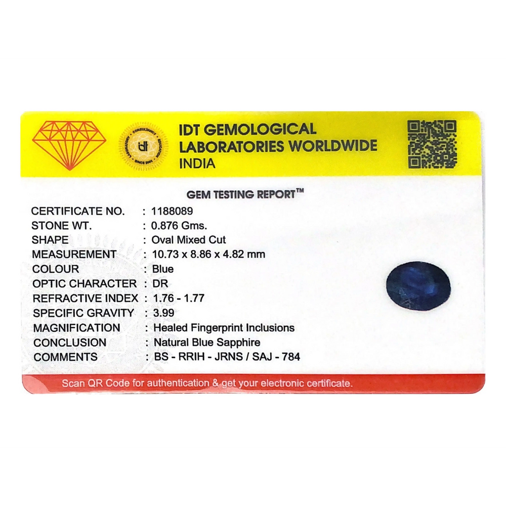 Blue Sapphire - 4.38 Carat