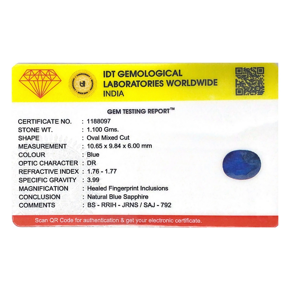 Blue Sapphire - 5.5 Carat