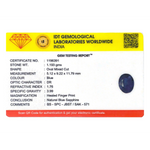 Blue Sapphire - 5.97 Carat