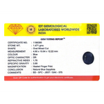 Blue Sapphire - 7.36 Carat