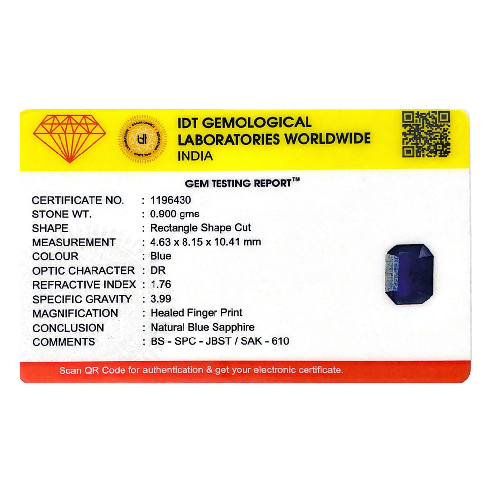 Blue Sapphire - 4.5 Carat