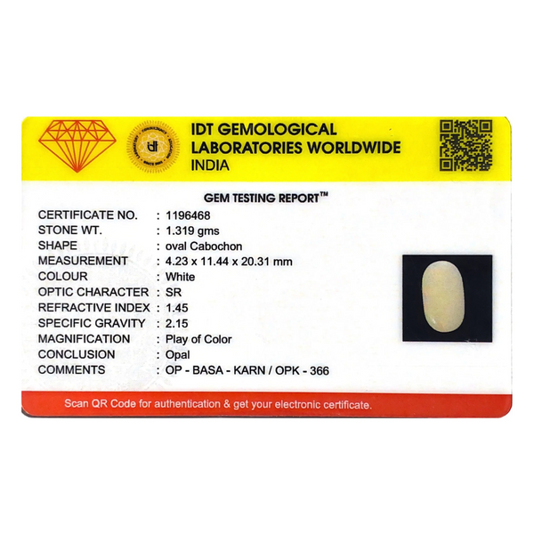 Opal - 6.6 Carat