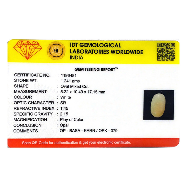 Opal - 6.21 Carat