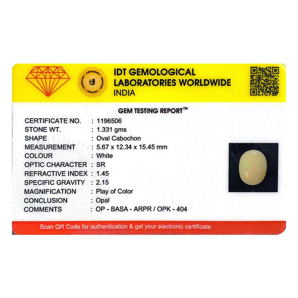 Opal - 6.66 Carat