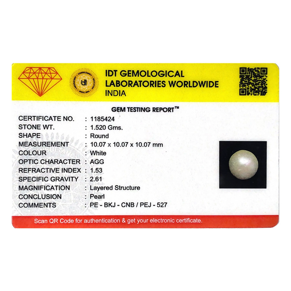 Pearl - 7.6 Carat - Pramogh