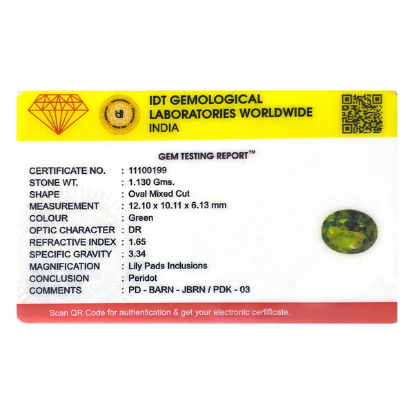 Peridot - 5.65 Carat