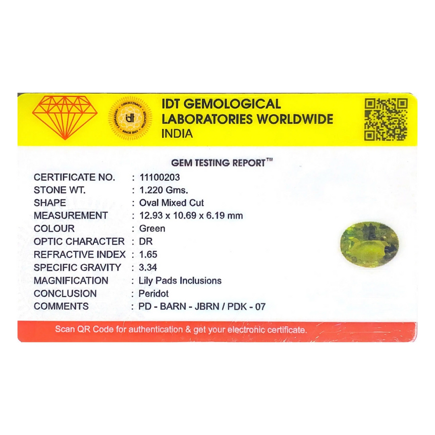 Peridot - 6.1 Carat