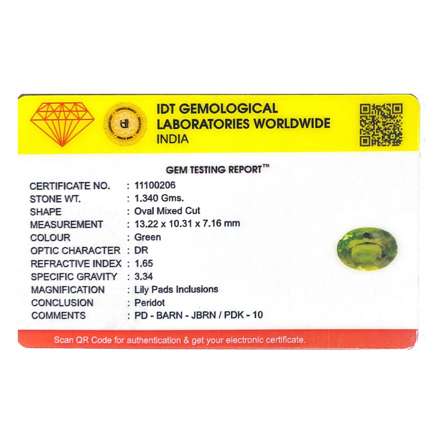 Peridot - 6.7 Carat