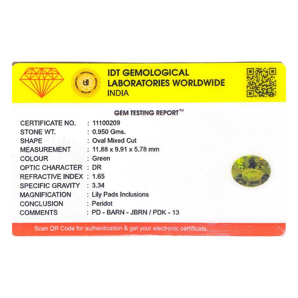 Peridot - 4.75 Carat