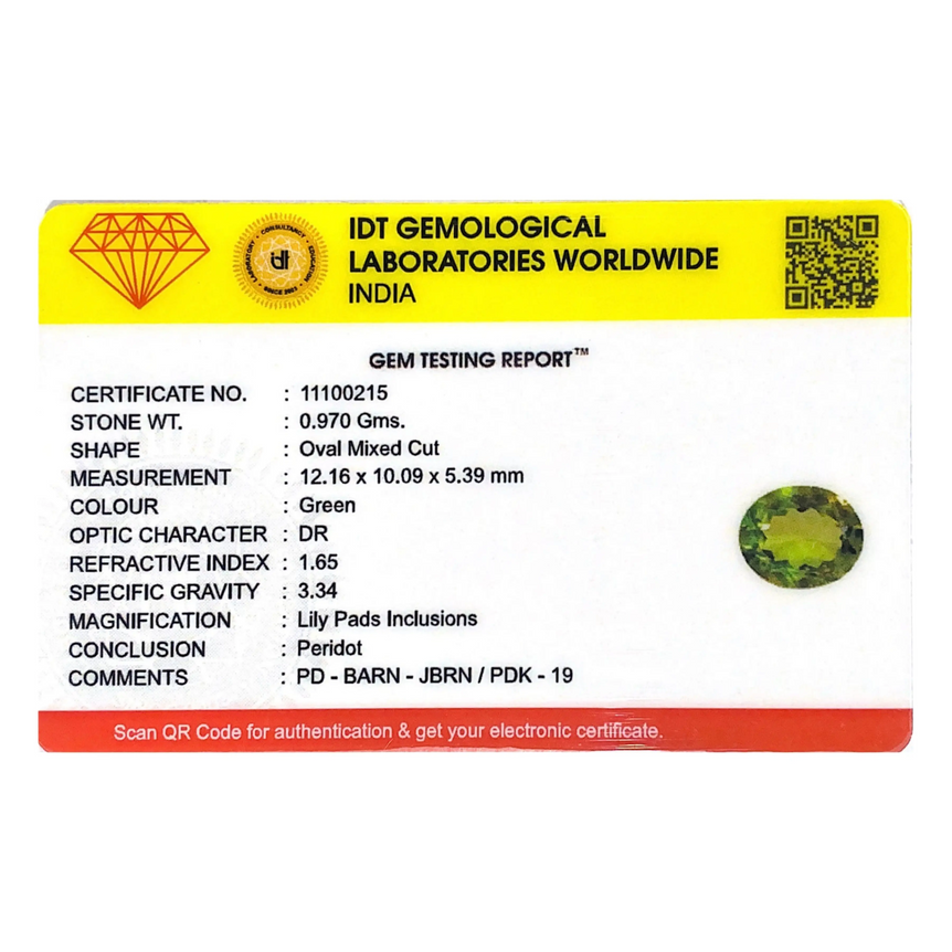 Peridot - 4.85 Carat