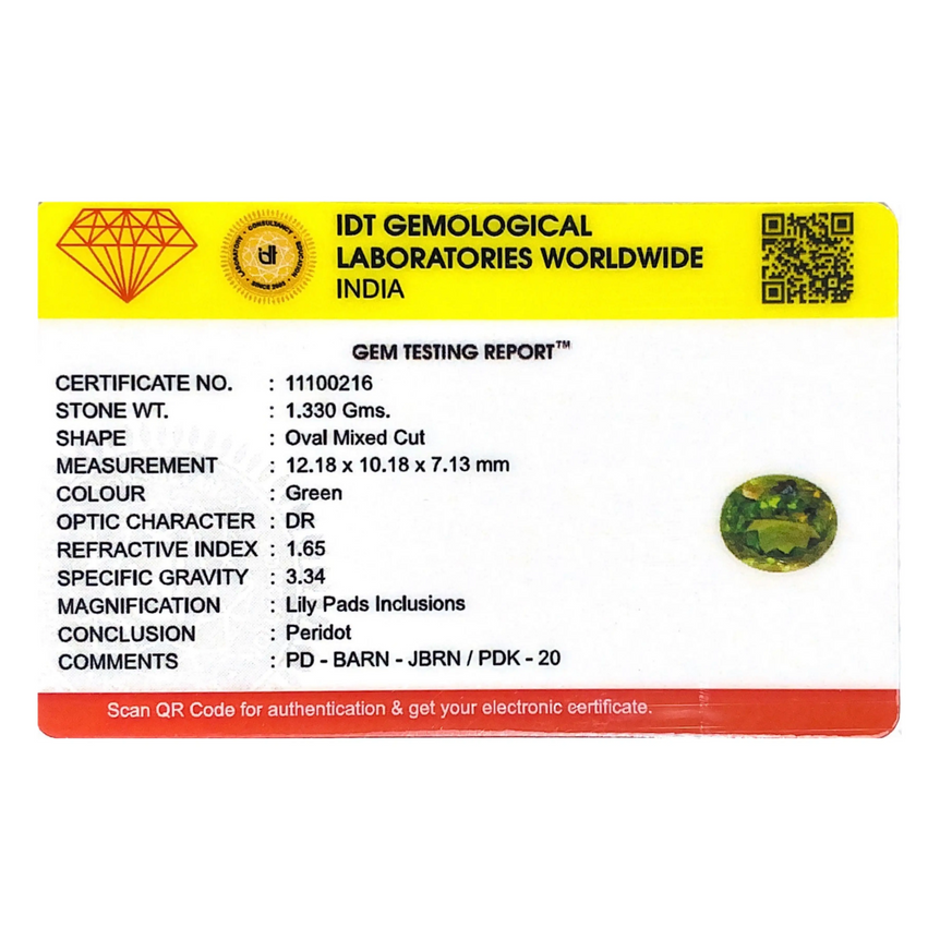 Peridot - 6.65 Carat
